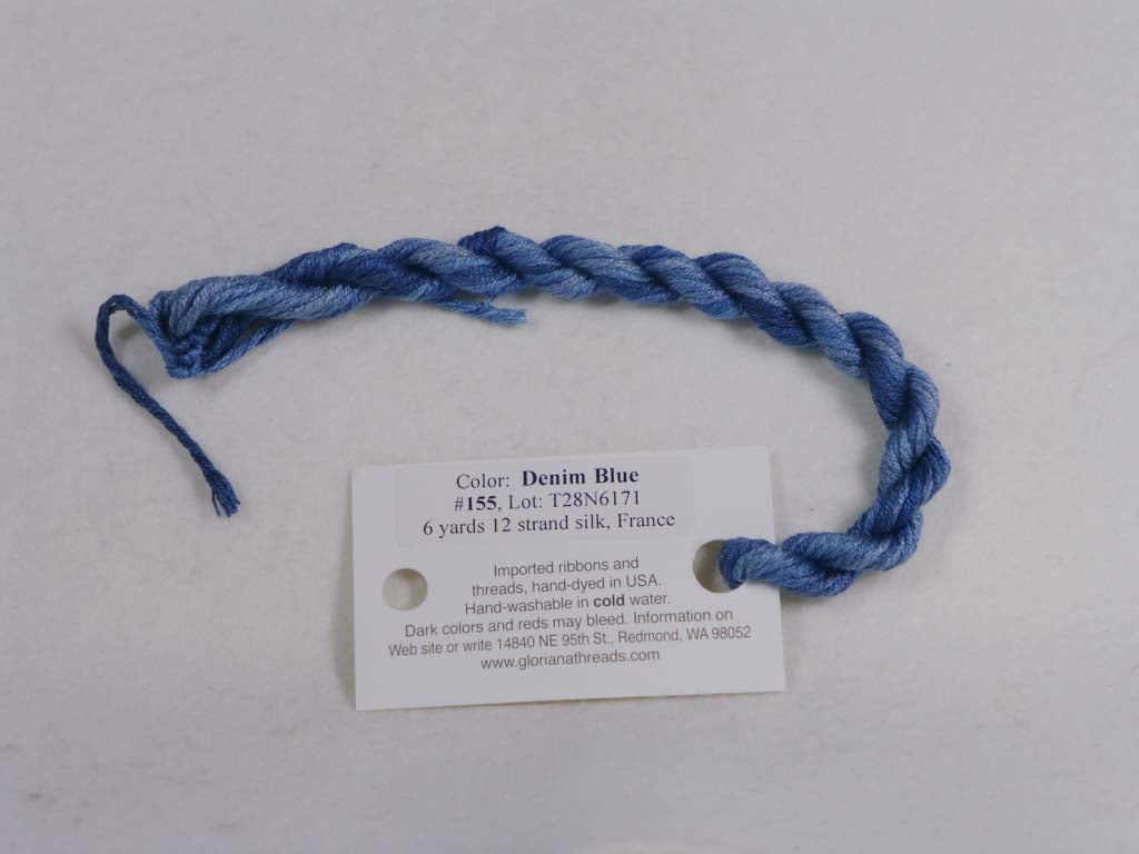 Gloriana Silk Floss 155 Demin Blue by Gloriana From Beehive Needle Arts