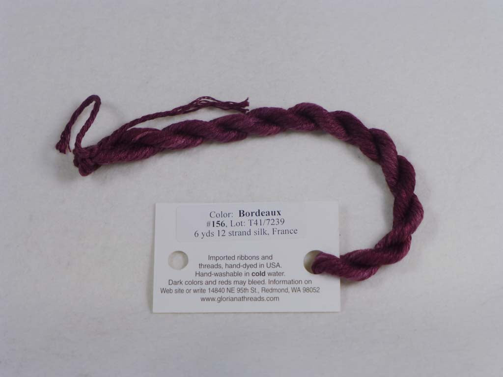 Gloriana Silk Floss 156 Bordeaux by Gloriana From Beehive Needle Arts
