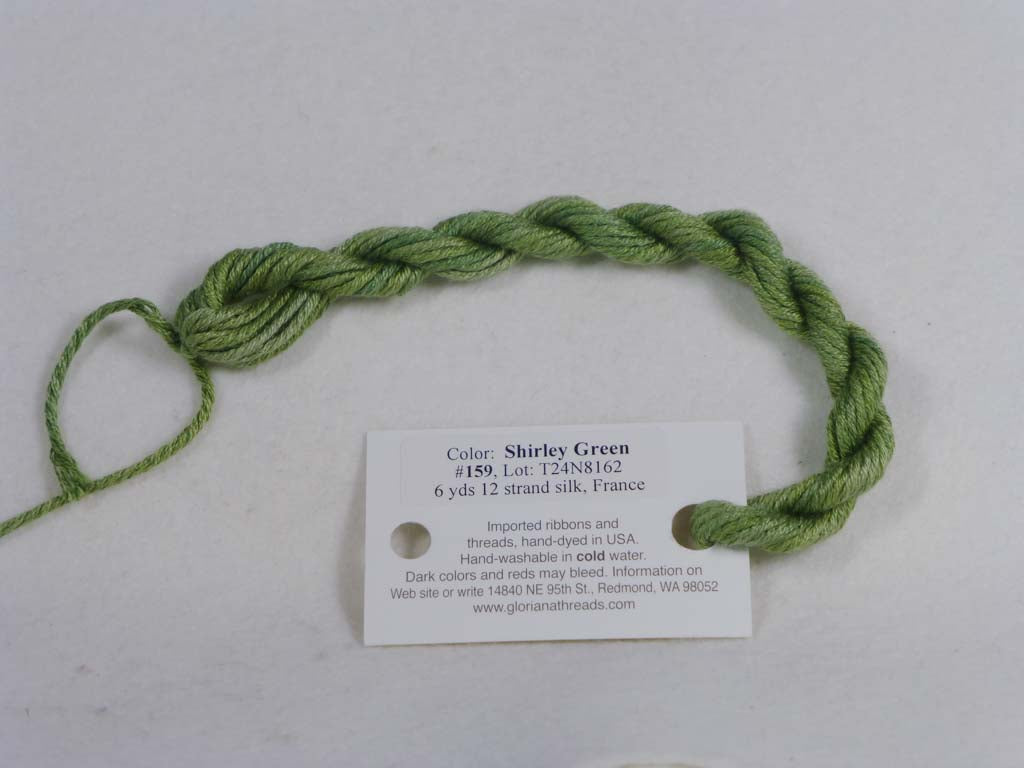 Gloriana Silk Floss 159 Shirley Green by Gloriana From Beehive Needle Arts