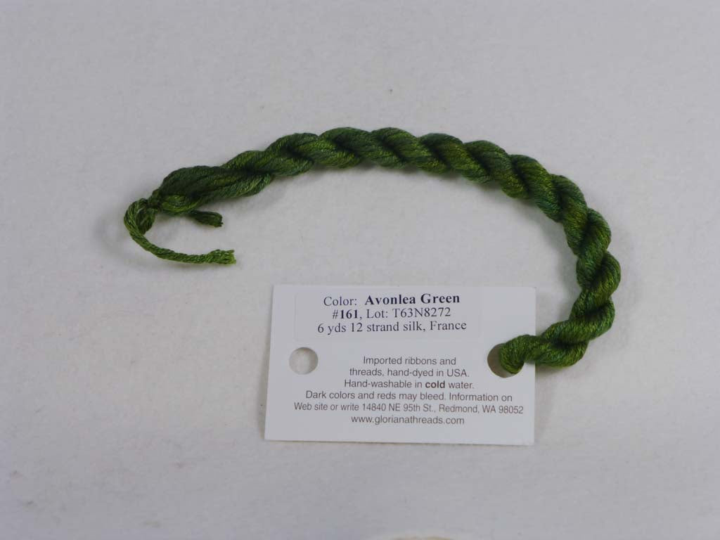 Gloriana Silk Floss 161 Avonlea Green by Gloriana From Beehive Needle Arts