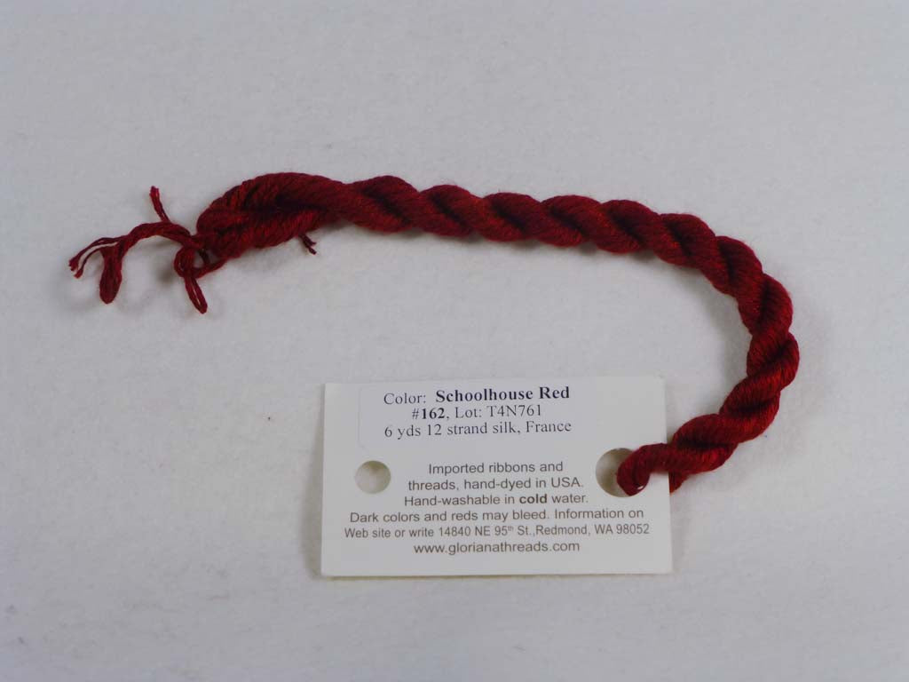 Gloriana Silk Floss 162 Schoolhouse Red by Gloriana From Beehive Needle Arts