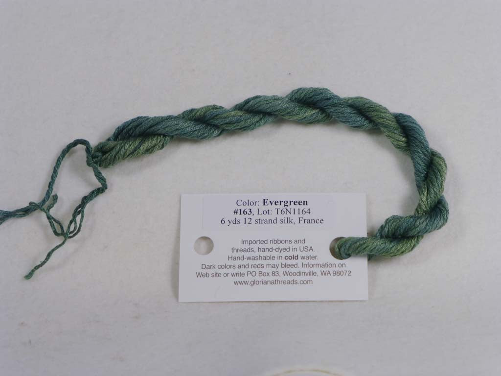 Gloriana Silk Floss 163 Evergreen by Gloriana From Beehive Needle Arts