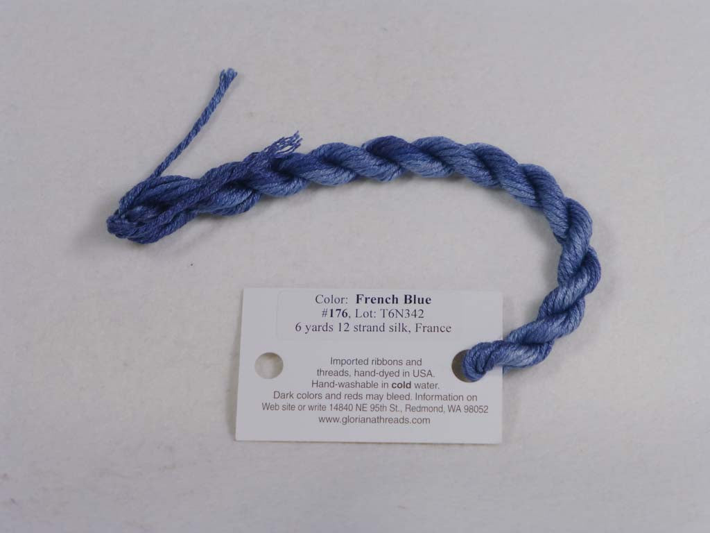 Gloriana Silk Floss 176 French Blue by Gloriana From Beehive Needle Arts