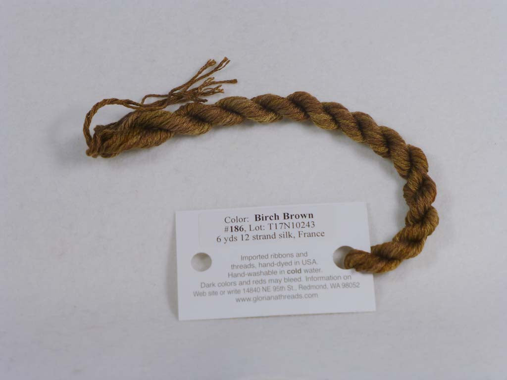 Gloriana Silk Floss 186 Birch Brown by Gloriana From Beehive Needle Arts