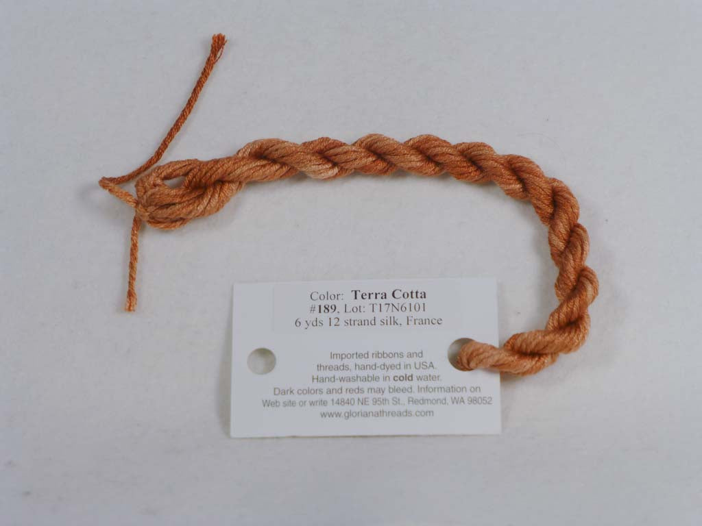 Gloriana Silk Floss 189 Terra Cotta by Gloriana From Beehive Needle Arts