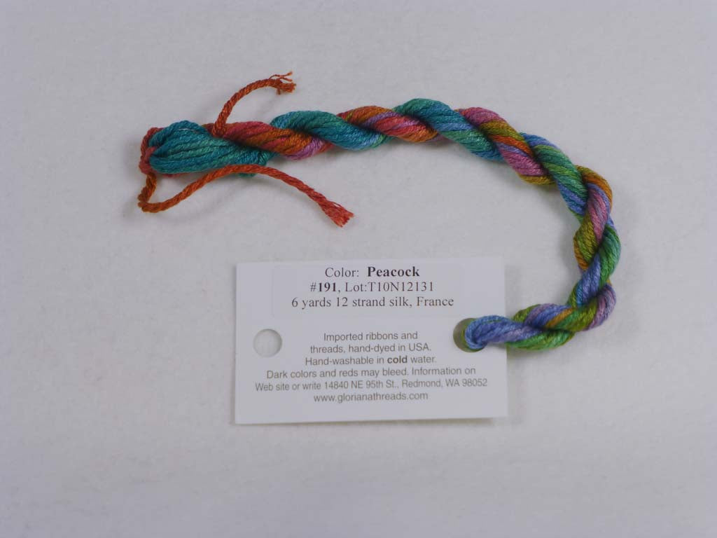 Gloriana Silk Floss 191 Peacock by Gloriana From Beehive Needle Arts