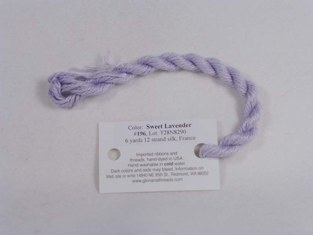 Gloriana Silk Floss 196 Sweet Lavender by Gloriana From Beehive Needle Arts