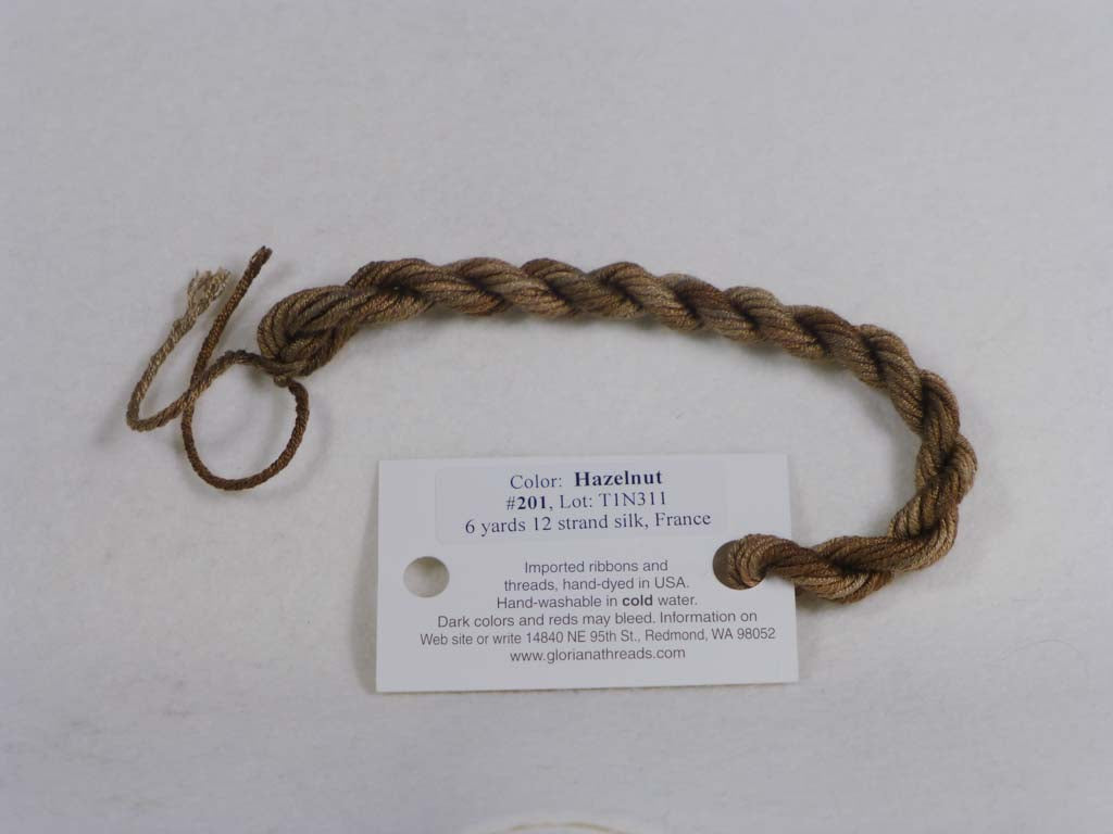 Gloriana Silk Floss 201 Hazelnut by Gloriana From Beehive Needle Arts