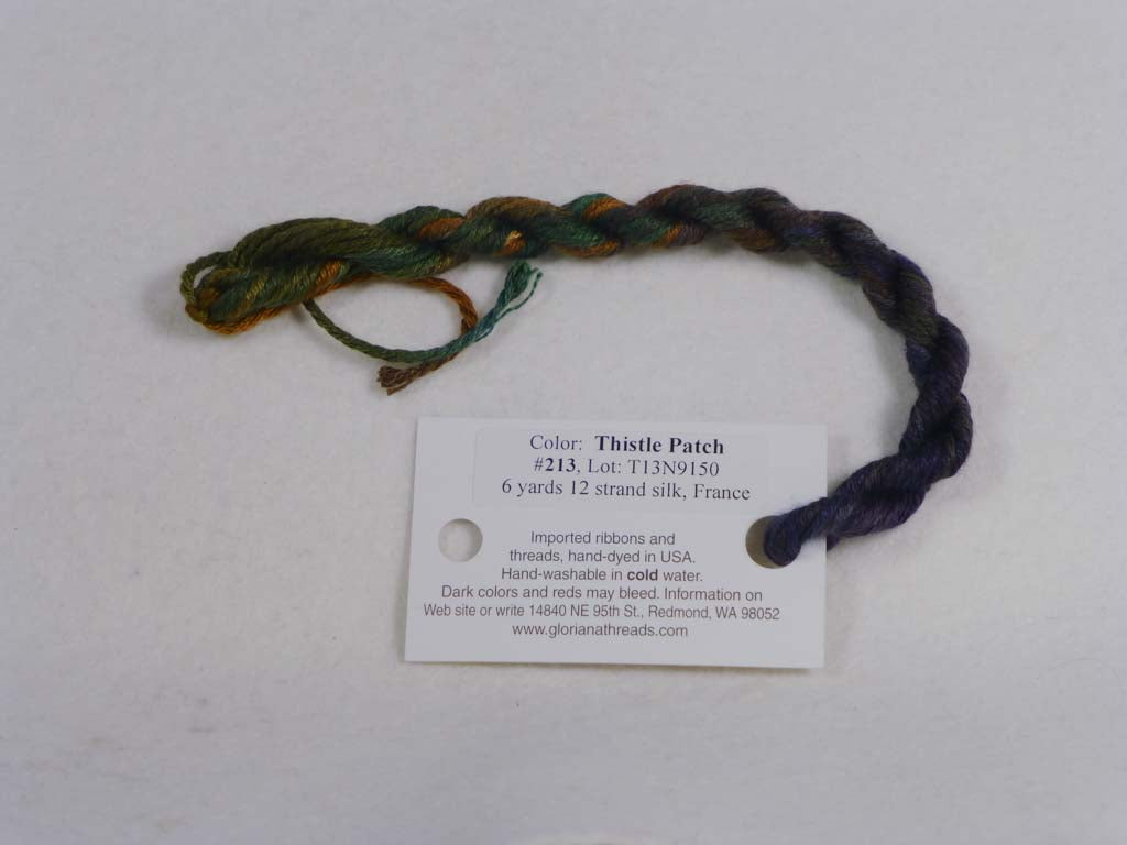 Gloriana Silk Floss 213 Thistle Patch by Gloriana From Beehive Needle Arts