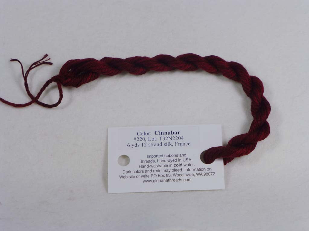 Gloriana Silk Floss 220 Cinnabar by Gloriana From Beehive Needle Arts