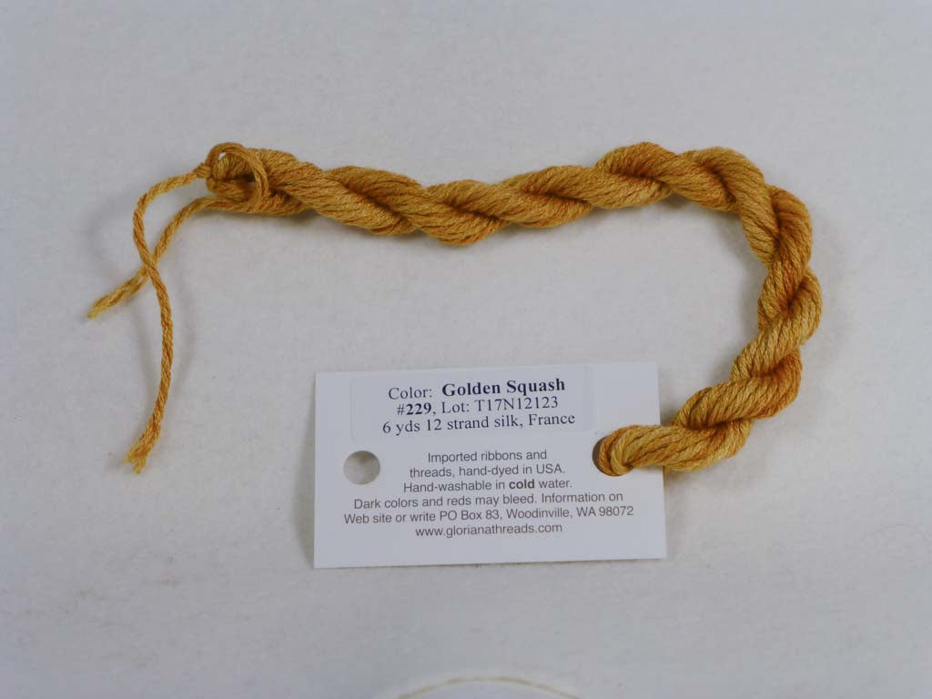 Gloriana Silk Floss 229 Golden Squash by Gloriana From Beehive Needle Arts