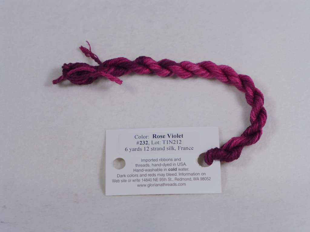Gloriana Silk Floss 232 Rose Violet by Gloriana From Beehive Needle Arts