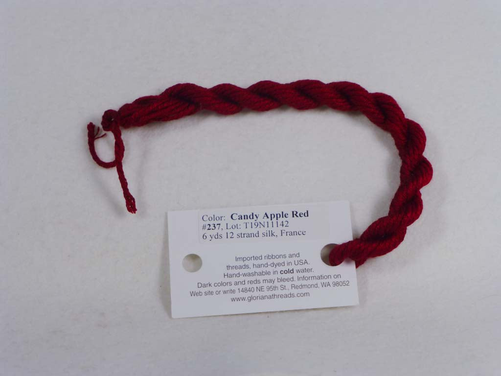 Gloriana Silk Floss 237 Candy Apple Red by Gloriana From Beehive Needle Arts