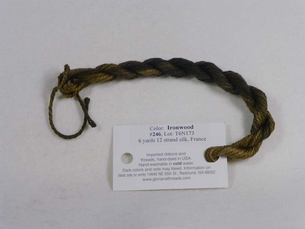 Gloriana Silk Floss 246 Ironwood by Gloriana From Beehive Needle Arts