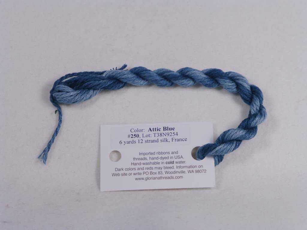 Gloriana Silk Floss 250 Attic Blue by Gloriana From Beehive Needle Arts