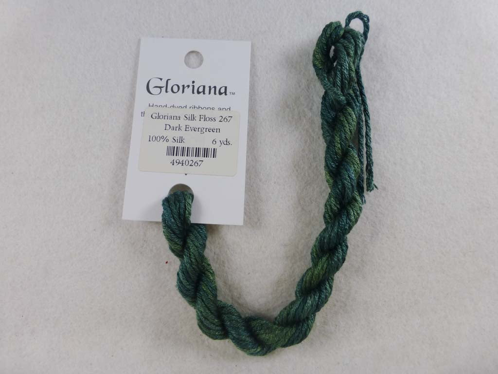 Gloriana Silk Floss 267 Dark Evergreen by Gloriana From Beehive Needle Arts