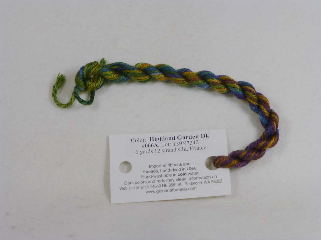Gloriana Silk Floss 066A Highland Garden Dark by Gloriana From Beehive Needle Arts