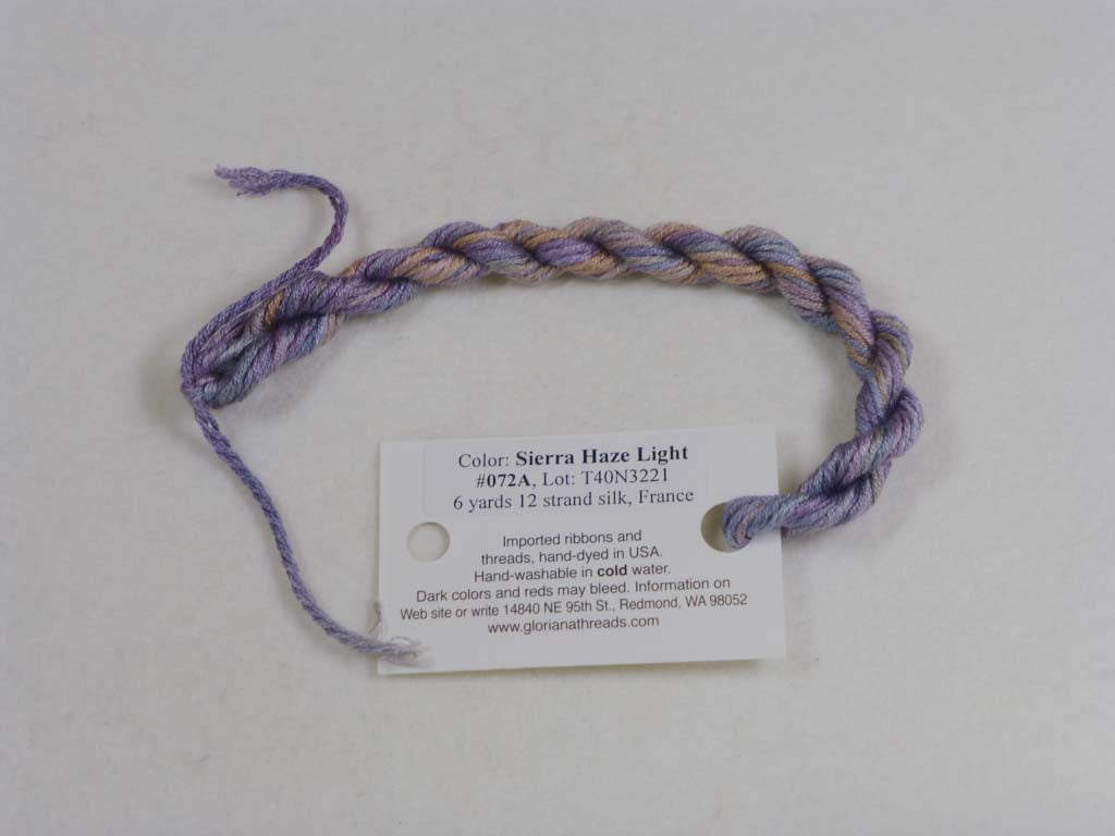 Gloriana Silk Floss 072A Sierra Haze Light by Gloriana From Beehive Needle Arts