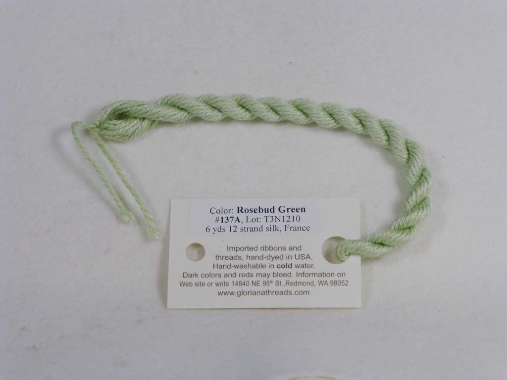 Gloriana Silk Floss 137A Rosebud Green by Gloriana From Beehive Needle Arts