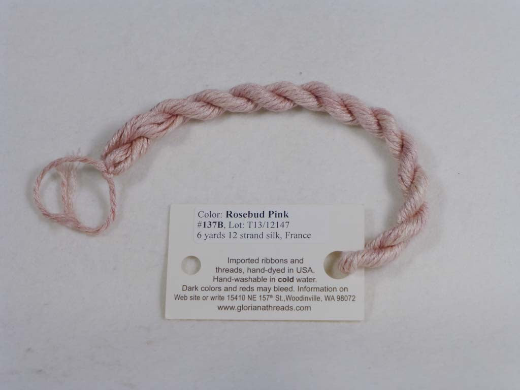 Gloriana Silk Floss 137B Rosebud Pink by Gloriana From Beehive Needle Arts
