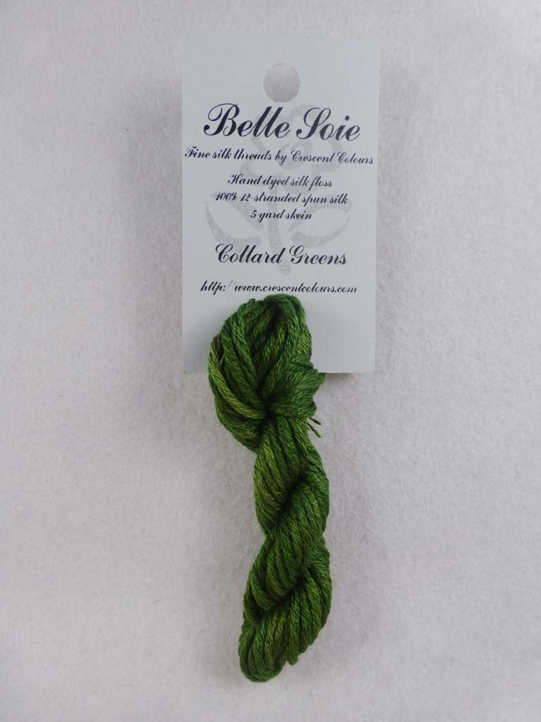 Belle Soie 007 Collard Greens by Hoffman Distributing From Beehive Needle Arts