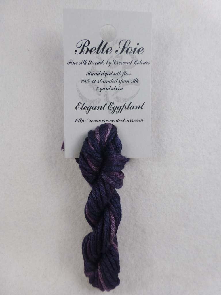 Belle Soie 009 Elegant Eggplant by Hoffman Distributing From Beehive Needle Arts