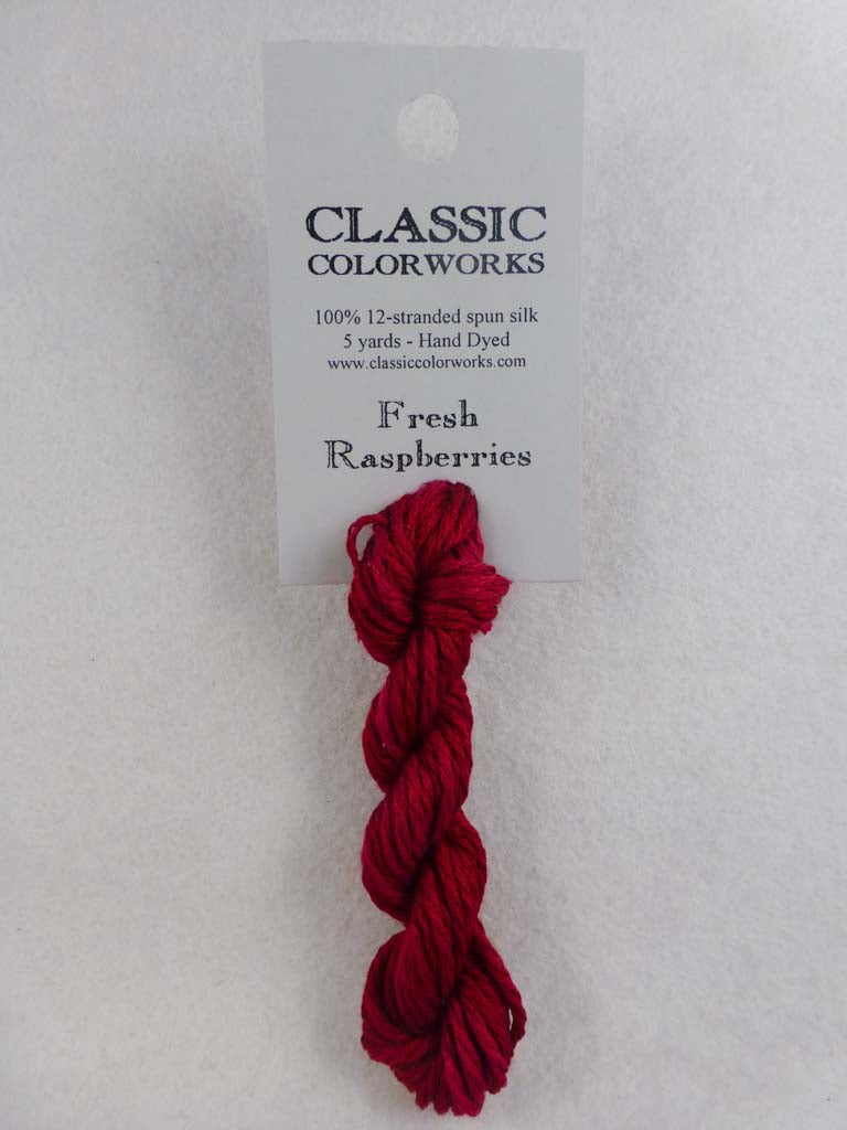 Belle Soie 011 Fresh Raspberries by Hoffman Distributing From Beehive Needle Arts