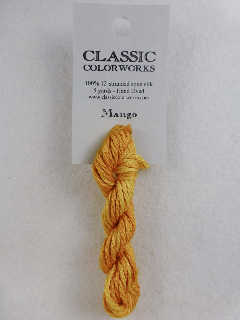 Belle Soie 014 Mango by Hoffman Distributing From Beehive Needle Arts