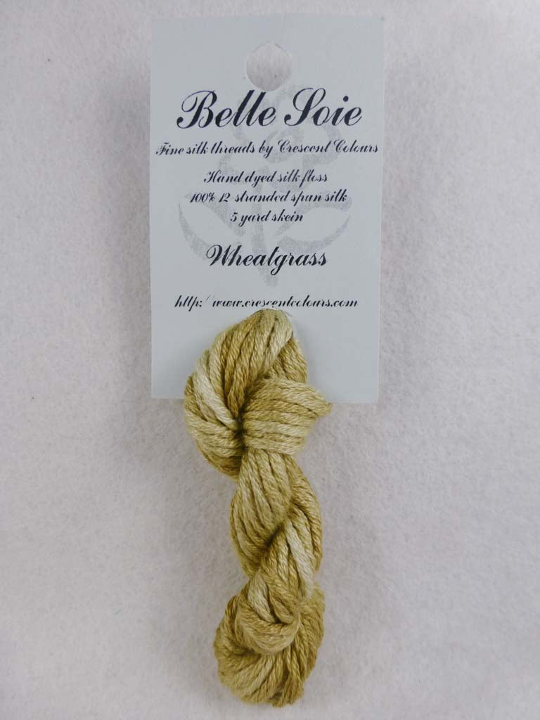 Belle Soie 025 Wheatgrass by Hoffman Distributing From Beehive Needle Arts