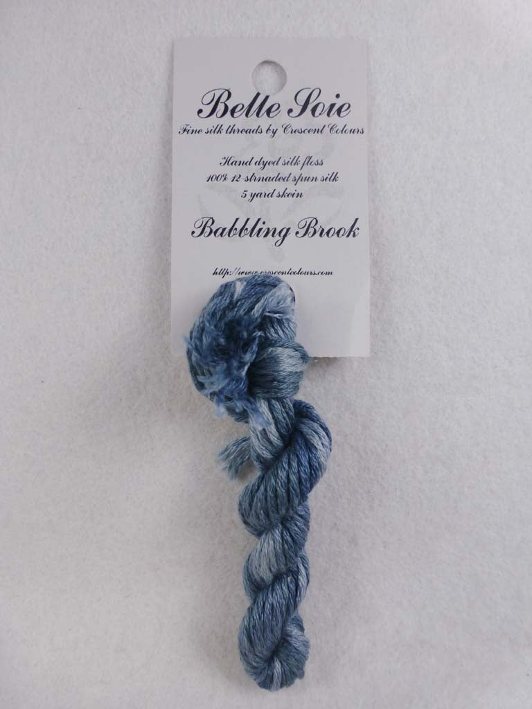 Belle Soie 027 Babbling Brook by Hoffman Distributing From Beehive Needle Arts