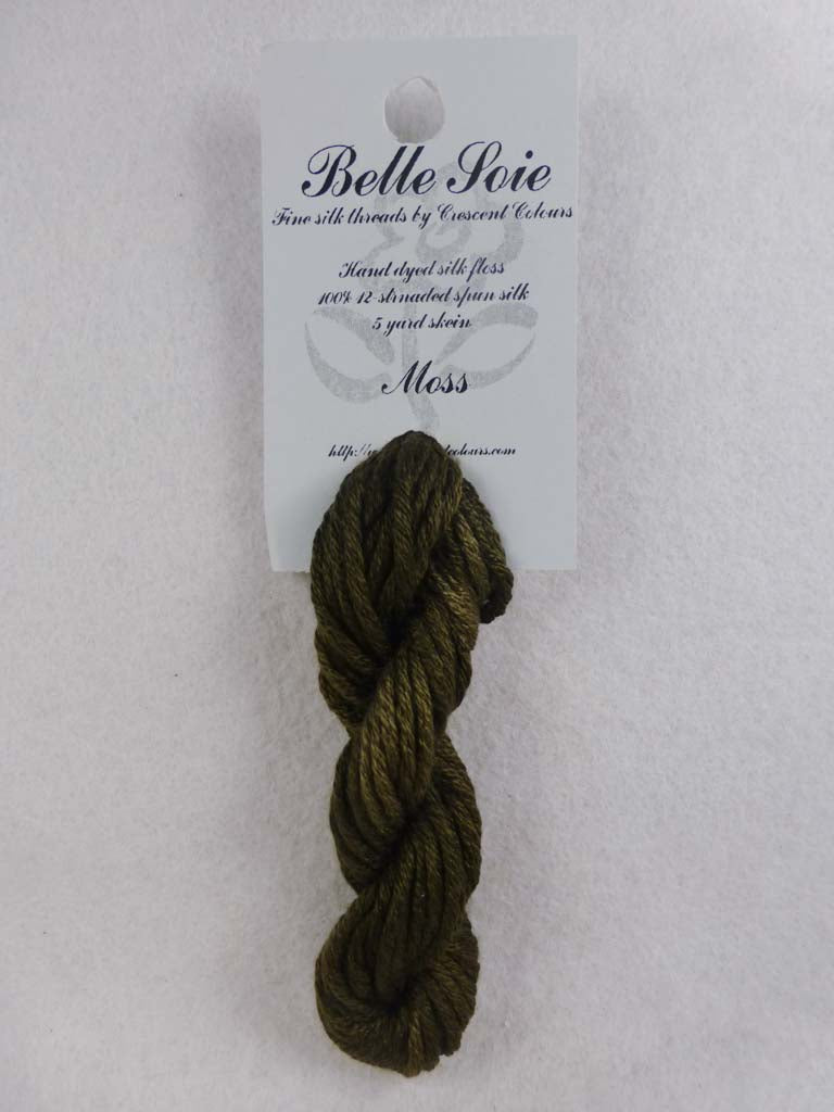 Belle Soie 040 Moss by Hoffman Distributing From Beehive Needle Arts