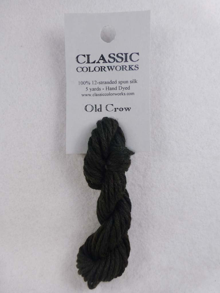 Belle Soie 042 Old Crow by Hoffman Distributing From Beehive Needle Arts