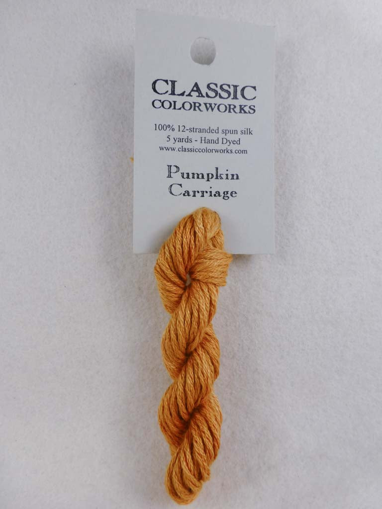 Belle Soie 058 Pumpkin Carriage by Hoffman Distributing From Beehive Needle Arts