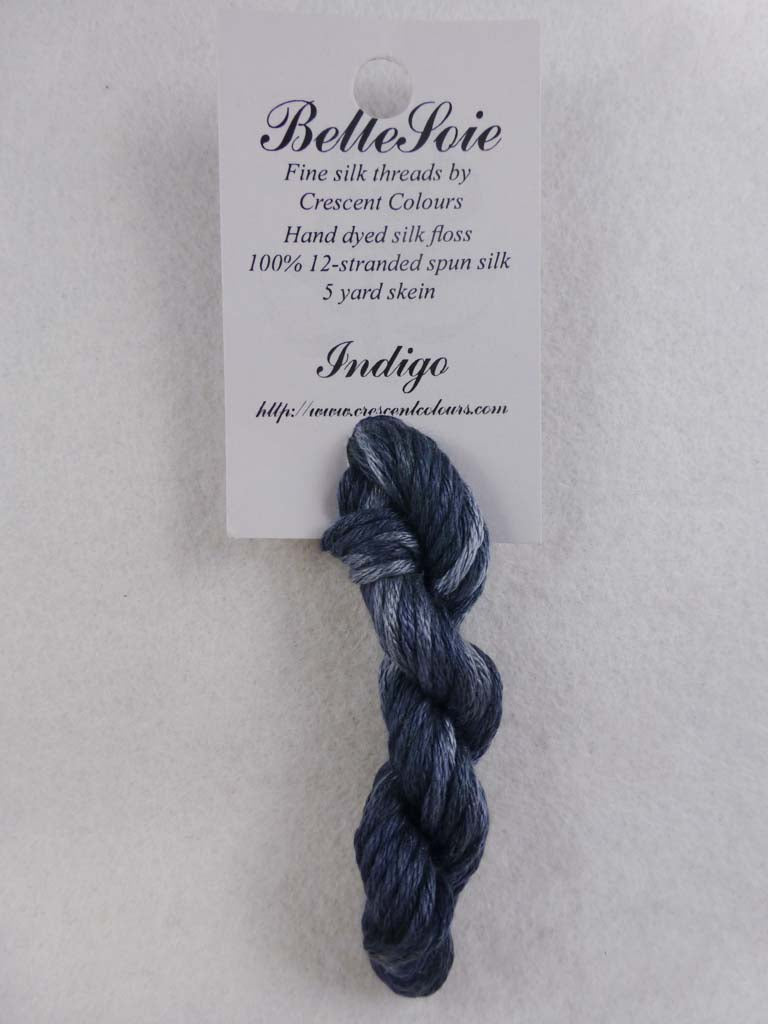 Belle Soie 073 Indigo by Hoffman Distributing From Beehive Needle Arts