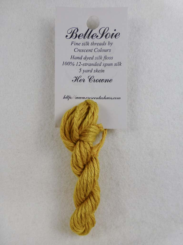 Belle Soie 092 Her Crowne by Hoffman Distributing From Beehive Needle Arts