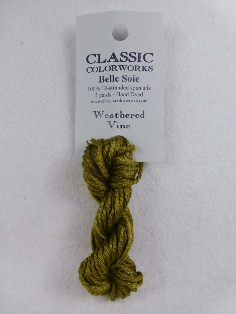 Belle Soie 106 Weathered Vine by Hoffman Distributing From Beehive Needle Arts