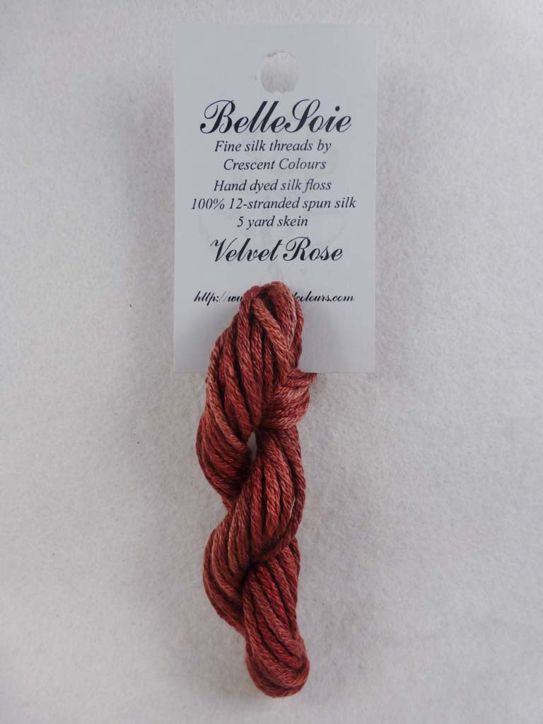 Belle Soie 111 Velvet Rose by Hoffman Distributing From Beehive Needle Arts