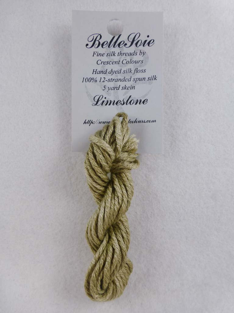 Belle Soie 114 Limestone by Hoffman Distributing From Beehive Needle Arts