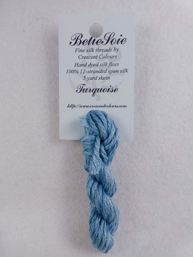 Belle Soie 116 Turquoise by Hoffman Distributing From Beehive Needle Arts