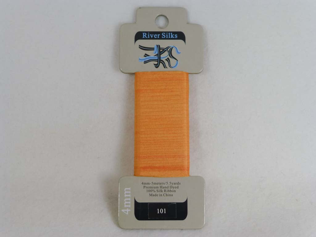 River Silks 4101 O/D Blazing Orange by River Silks From Beehive Needle Arts