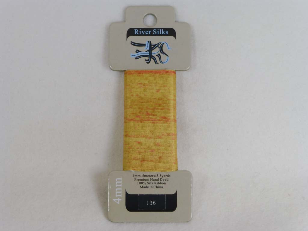 River Silks 4136 O/D Yolk Yellow by River Silks From Beehive Needle Arts