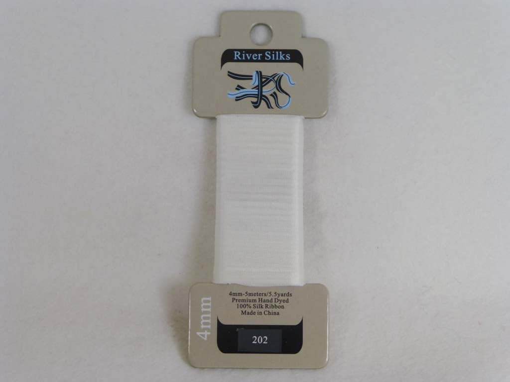 River Silks 4202 White White by River Silks From Beehive Needle Arts