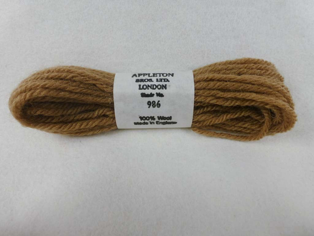 Appleton Wool T986 NC by Appleton  From Beehive Needle Arts