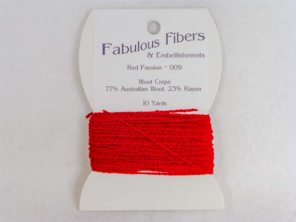 Wool Crepe 009 Red Passion