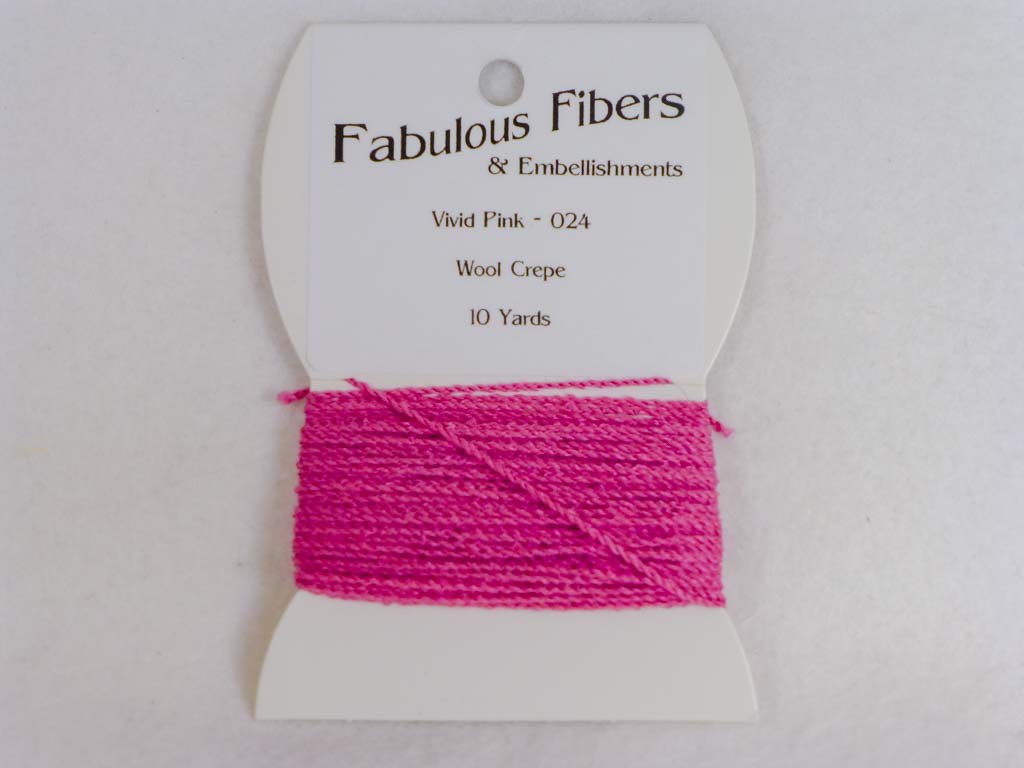 Wool Crepe 024 Vivid Pink