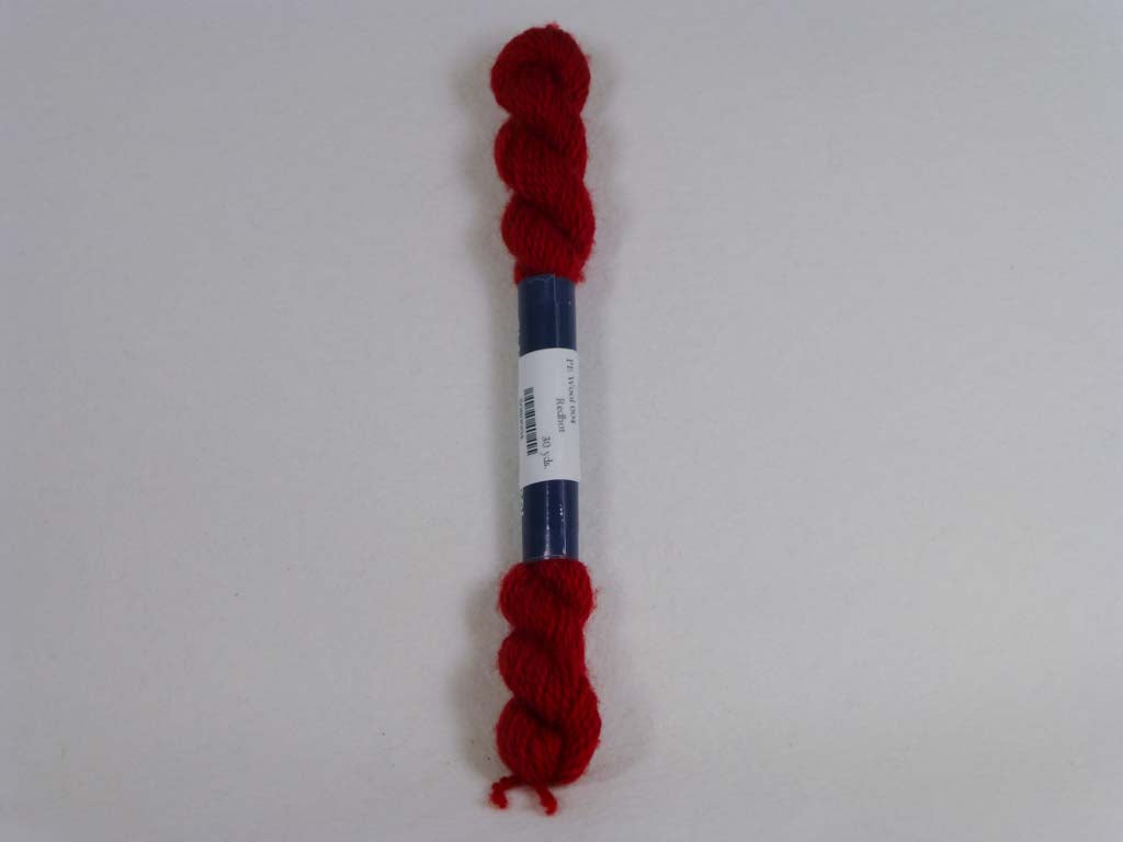 PE Wool 004 Redhot by Planet Earth  From Beehive Needle Arts