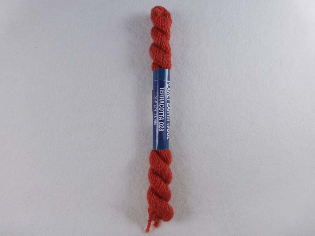 PE Wool 028 Terra Cotta by Planet Earth  From Beehive Needle Arts