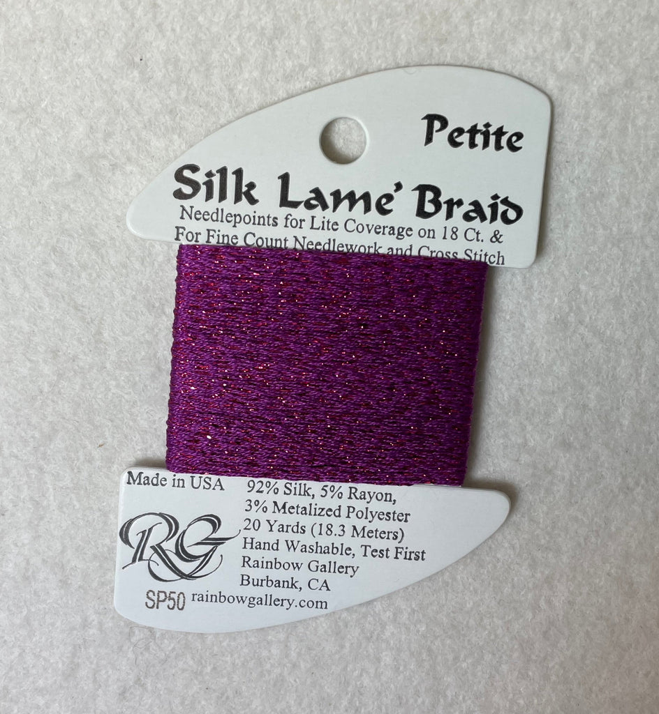 Petite Silk Lame Braid SP50 Fuschia