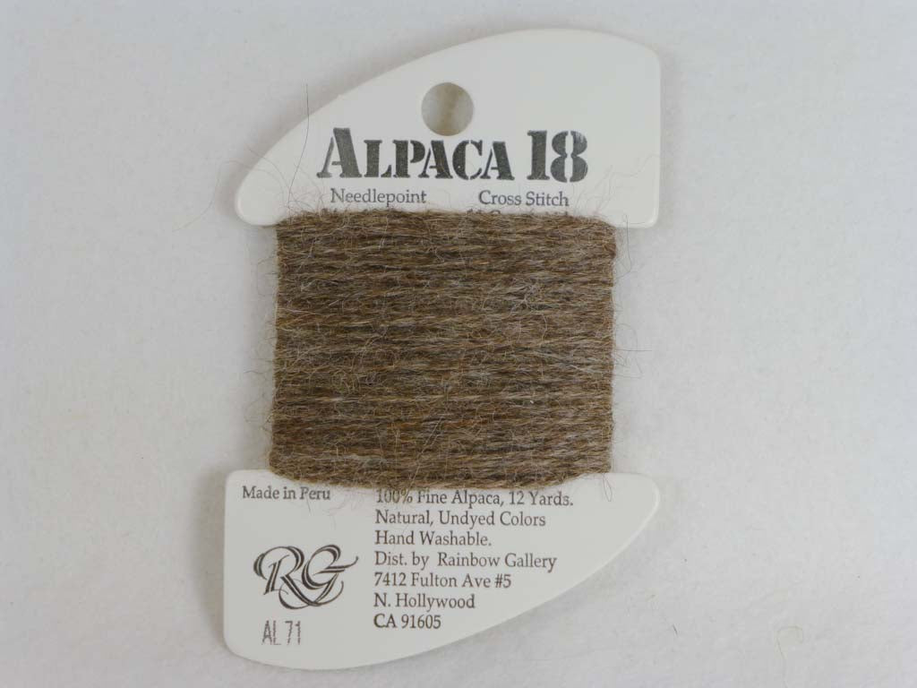 Alpaca 18 AL71 Dark Taupe by Rainbow Gallery From Beehive Needle Arts