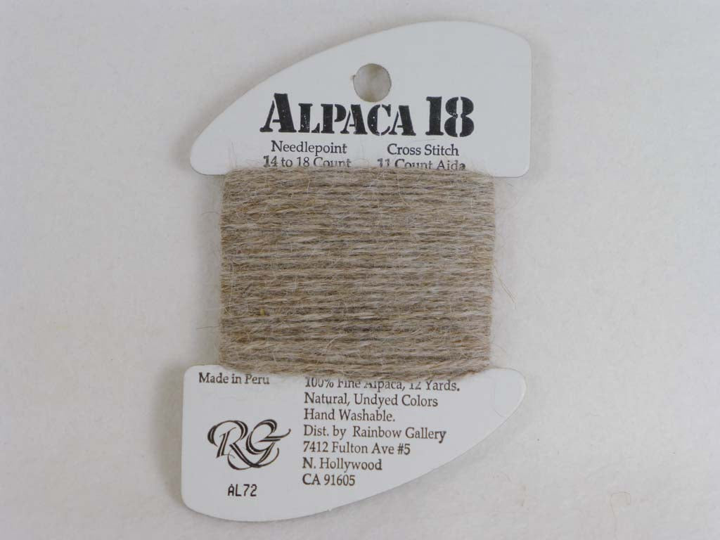 Alpaca 18 AL72 Med. Taupe by Rainbow Gallery From Beehive Needle Arts